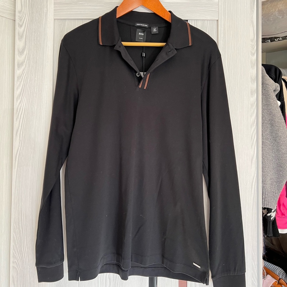 Boss men’s polo long sleeve